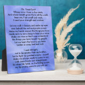 Indiaas nationaal gebed fotoplaat (Zijkant)