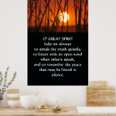 Indiaas nationaal gebed poster (Keuken)