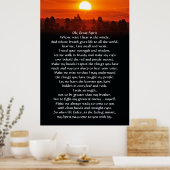 Indiaas nationaal gebed poster (Keuken)