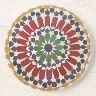 Indiaas Onderzetter voor geometrisch ontwerp