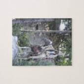 Indiaas opperhoofd met paard legpuzzel (Horizontaal)