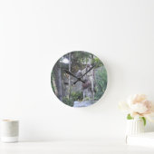 Indiaas opperhoofd met paard ronde klok (Huis)