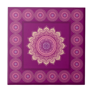 Indiaas ornament tegeltje