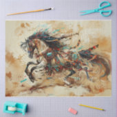 Indiaas paard tissuepapier (Craft)