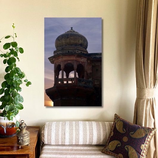 Indiaas palehoek foto afdruk