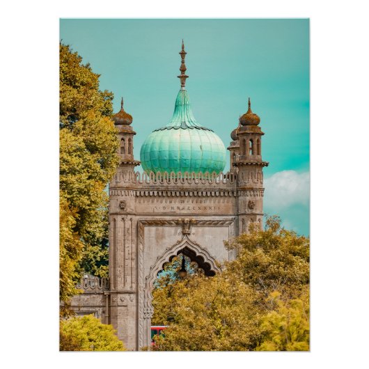 Indiaas paleis perfect poster (Voorkant)