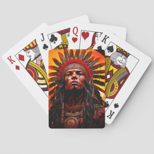 Indiaas Pokerkaarten (Achterkant)