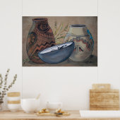 Indiaas Poster voor aardeontwerp, neutraal aardbed (Keuken)