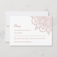 Indiaas Roos Gold Mehndi Hindu Wedding