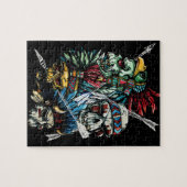 Indiaas skelet legpuzzel (Horizontaal)