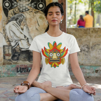 Indiaas stammenmasker t-shirt