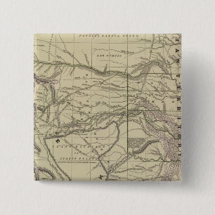 Indiaas Territorium, Noord-Texas, Nieuw Mexico Vierkante Button 5,1 Cm
