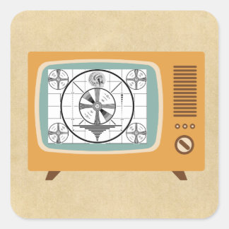 Indiaas testpatroon vierkante sticker