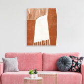 Indiaas veld I Canvas Afdruk (Insitu (Woonkamer))