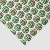 Indiaas voedselblad Saag Paneer Spinach Kaas Tissuepapier (Detail)