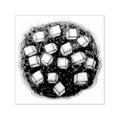 Indiaas voedselblad Saag Paneer Spinach Kaas Zelfinktende Stempel (Design)