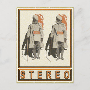 Indiaas Wenskaart motief in stereo Briefkaart