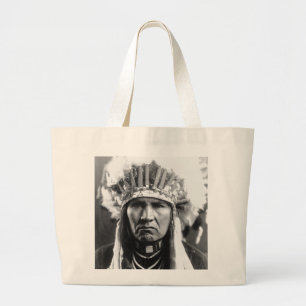 INDIAN CHIEF NATIVE AMERICAN TAS PURS