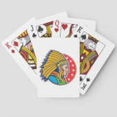 Indian Chief Speelkaarten (Achterkant)