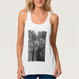 Indian Cliff Falls in grijstinten Tanktop