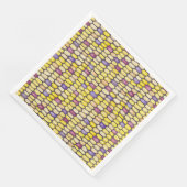 Indian Corn Waterverf Pattern Dinner Napkins Servet (Hoek)