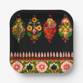 Indian Cotton Fabric Papieren Bordje (Voorkant)