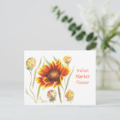 Indian Deken Bloem Post Kaart (Staand voorkant)