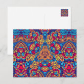 Indian Dream Kaleidoscope Briefkaart (Voorkant / Achterkant)