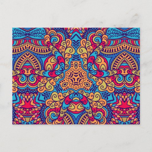 Indian Dream Kaleidoscope Briefkaart (Voorkant)