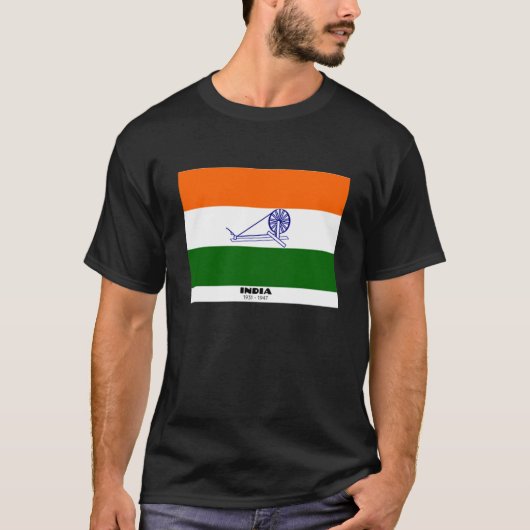 Indian flag 1931 ultimate fit know your country t-shirt (Voorkant)