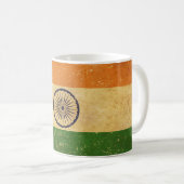 Indian Flag Grunge Design Mok (Voorkant rechts)