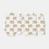Indian Floral Paisley Ornate Elephants Bedankdoosjes (Uitgevouwen)