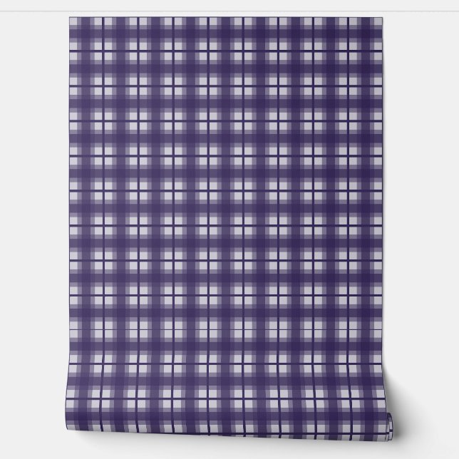 Indian Gingham - Majestic Indigo Behang (Afrollen)