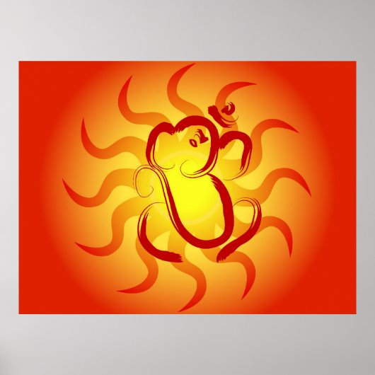 Indian God Ganesha - Poster (Devant)