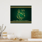 Indian God Ganesha - Poster (Cuisine)
