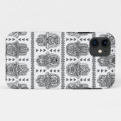 Indian Hand Drawn Hamsa Doodle Case-Mate iPhone Case (Achterkant (horizontaal))