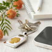 "Indian Head nickel" Metal Sleutelhanger (Zijkant)