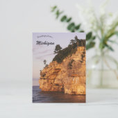 Indian Head Rock Michigan Briefkaart (Staand voorkant)