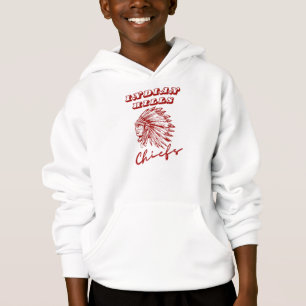 Indian Hills Elementary Chiefs Organic Hoodie-QR