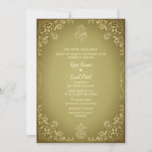 Indian Hindu Wedding Invitation with Custom Image (Devant)