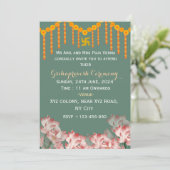 Indian Housewarming Invitations Kaart (Staand voorkant)