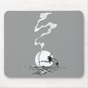 Indian in zijn eenzaamheid door NC Wyeth Vintage W Muismat