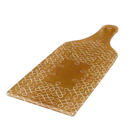 Indian Kolam Cutting Board Snijplank (Hoek)