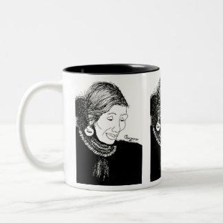 Indian Lady Mug Tweekleurige Koffiemok