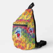 INDIAN LOVE HEART BY MASANSER SLING BAG (Rechterhoek)