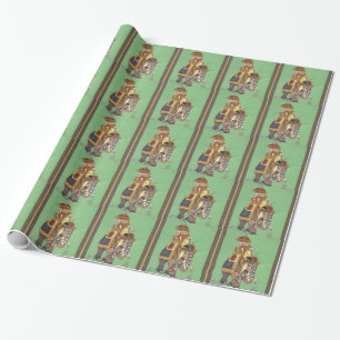 INDIAN MAHARAJAH OVER GEDECORATEERDE ROYALE ELEPHA CADEAUPAPIER