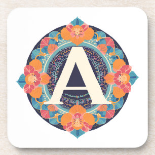 Indian Mandala Art Onderzetter - Handgemaakte Vibr