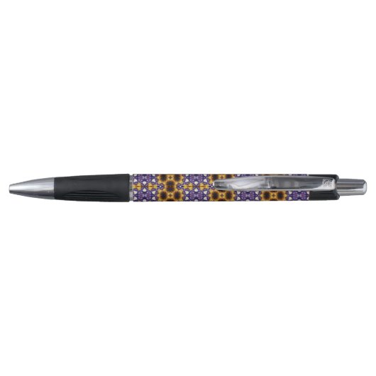 Indian Mandala Geometric Art Deco Seamless Pattern Pen (Achterkant)