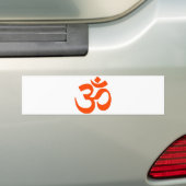 Indian Om Symbol Bumpersticker (Op auto)
