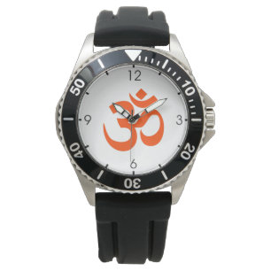 Indian Om Symbol Horloge